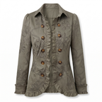 Patricia - Chaqueta bordada ligera con volantes