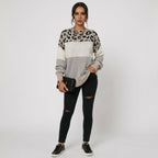 Teresa - Jersey elegante de leopardo
