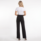 Beatriz - Pantalón fluido de vestir con cintura elástica y silueta estilizada