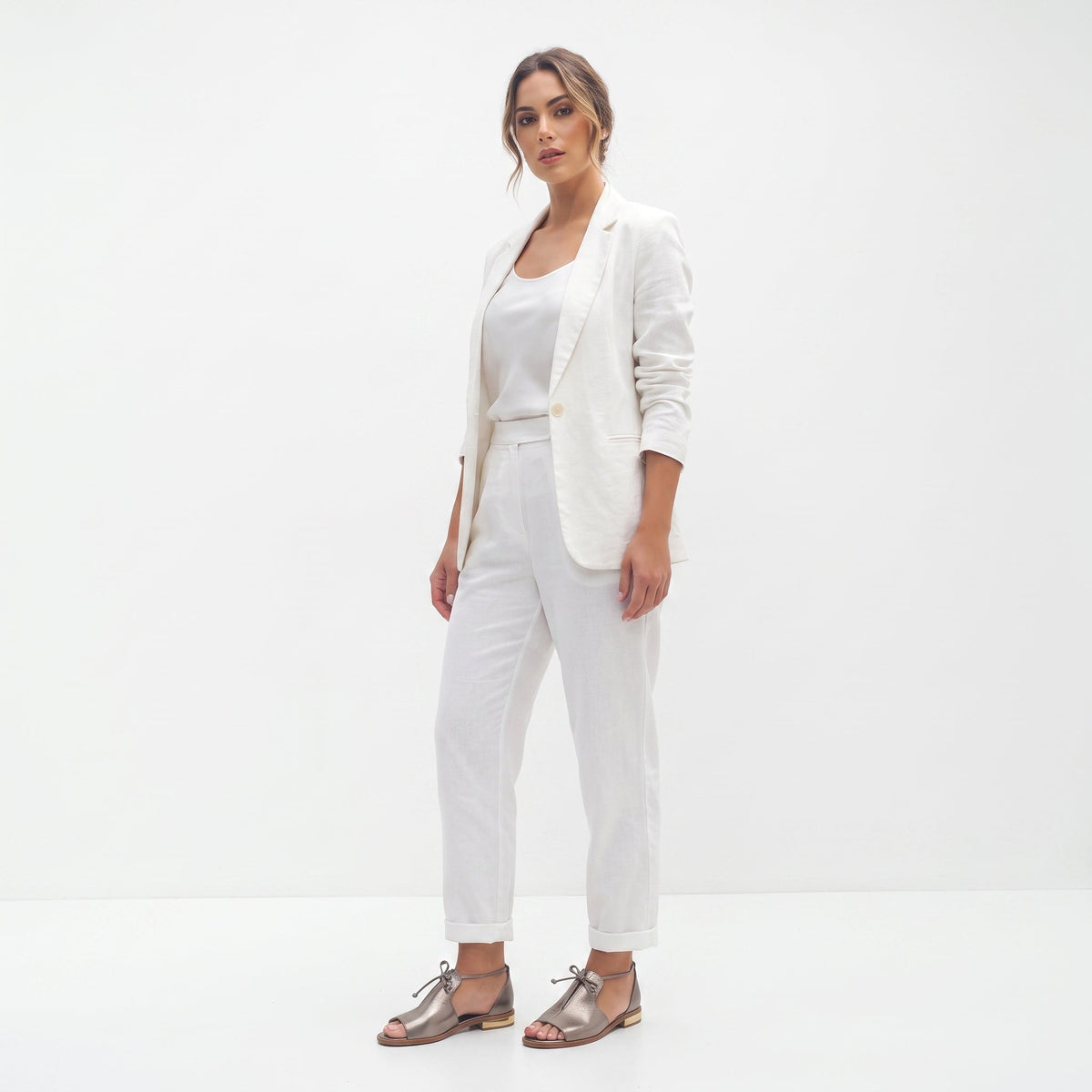Alessia - Sandalias de Punta Abierta