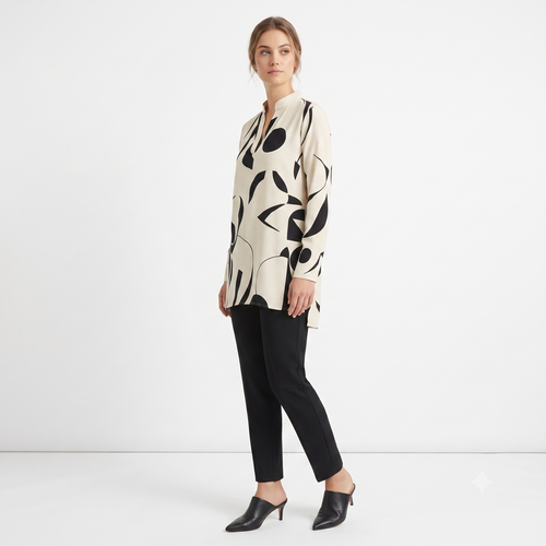 Alejandra - Blusa Abstracta Milán