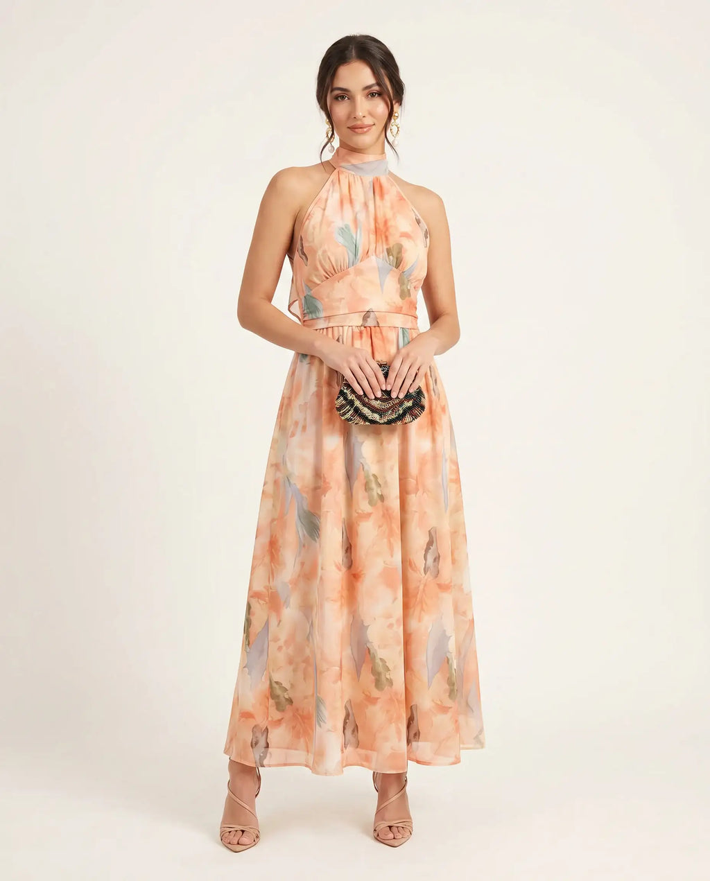 Lucía - Vestido Peach Hour