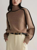 Fabiola - Jersey de cuello alto de punto